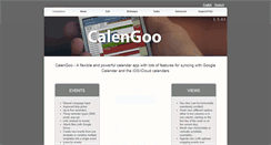 Desktop Screenshot of calengoo.com